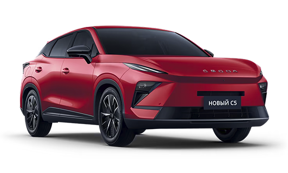 Omoda C5 II цвета Красный 2026 купить в Новосибирске на улице Курчатова, 2/2 - siberia-ac.ru