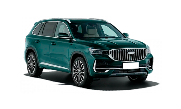 Geely Monjaro I Рест цвета Зелёный 2025 купить в Новосибирске на улице Курчатова, 2/2 - siberia-ac.ru