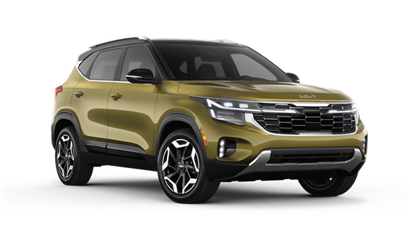 KIA Seltos I Рест цвета Valais Green/Fusion Black Roof 2025 купить в Новосибирске на улице Курчатова, 2/2 - siberia-ac.ru