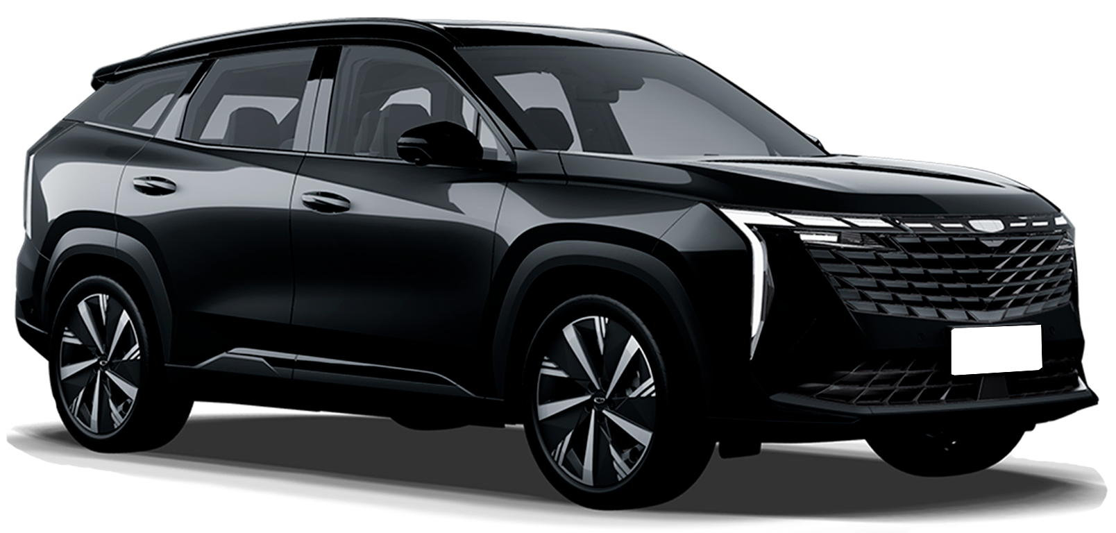 Geely Boyue  цвета Черный 2025 купить в Новосибирске на улице Курчатова, 2/2 - siberia-ac.ru