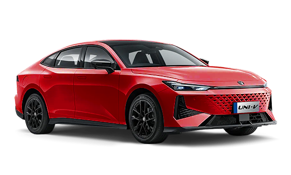 Changan UNI-V I Рест цвета Ослепительный красный 2026 купить в Новосибирске на улице Курчатова, 2/2 - siberia-ac.ru