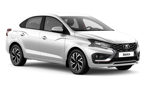 Lada Iskra Седан I цвета Белый "Ледниковый" 2025 купить в Новосибирске на улице Курчатова, 2/2 - siberia-ac.ru