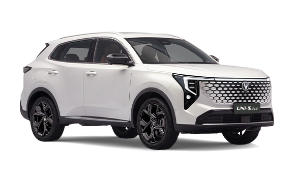 Changan UNI-S I Рест цвета Перламутровый белый 2026 купить в Новосибирске на улице Курчатова, 2/2 - siberia-ac.ru