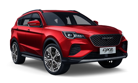 Soueast DX8S I цвета Красный 2025 купить в Новосибирске на улице Курчатова, 2/2 - siberia-ac.ru